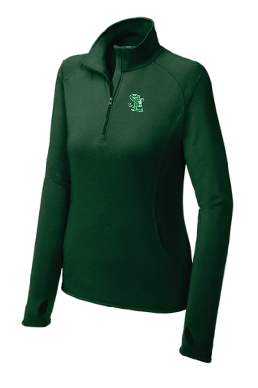 St. Edmond Sport-Tek® Ladies Sport-Wick® Stretch 1/4-Zip Pullover